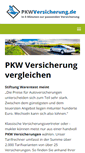 Mobile Screenshot of pkwversicherung.de